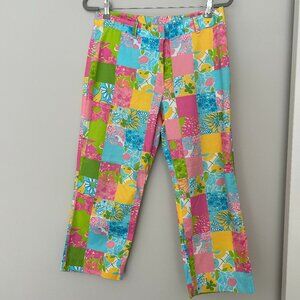 Vintage Lilly Pulitzer Patchwork Pants